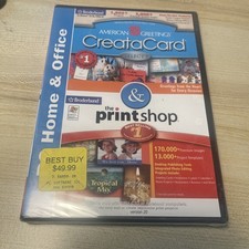 AMERICAN GREETINGS CREATACARD SELECT 7 & PRINTSHOP VERSION 20 Factory Sealed picture