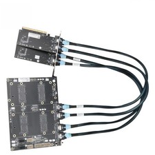 External NVIDIA V100 SXM2 300G NVlink interconnect Dual Card 2*SXM2 Adapter  picture