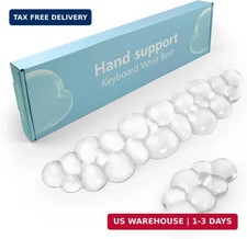 Gel Cloud Keyboard and Mouse Wrist Rest, Cute Wrist Support and Arm Support Keyb picture