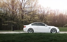 Cars bmw vehicles auto tuning roads Desk Mat Stitched picture