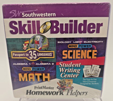 PC CD-ROM ~ Southwestern Skill Builder ~ Math Science Language Writing picture