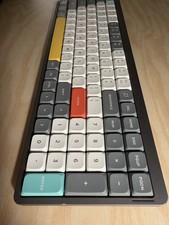 NuPhy Air96 V2 - Lunar Gray / Red 2.0 Mechanical Keyboard Wireless Bluetooth picture