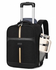 Ytonet Rolling Backpack for Women, 15.6 Inch Laptop Large, Black picture
