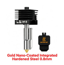 Farsoon Gold Nano‑Coated Hardened Steel HF Hotend For Bambu Lab H2D Upgrade picture