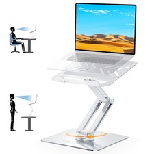 Urmust 360° Rotating Laptop Stand for Desk Adjustable Height, Ergonomic Lapto... picture