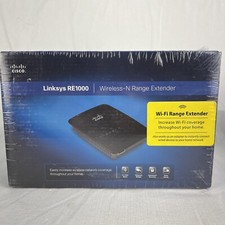 NEW Cisco Linksys RE1000 2.4 GHz Wireless-N WI-FI Range Extender picture