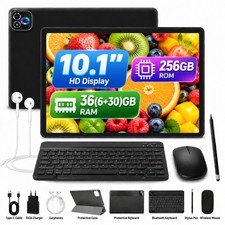 Octa-Core A523 Tablet 10.1 inch Android 16 Tablet 36(6+30)GB RAM 256GB+1TB Wifi6 picture