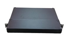 Fiber Optic 1RU Rack Mount Patch Panel Enclosure  w/ LC 6 Connector Plate gs001 picture