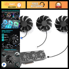 3Pcs GPU Fan Replacement for RTX 3070 3080 Ti XC3 - High Performance Cooling Fan picture