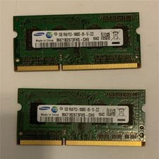 Samsung DDR3 SO-DIMM 2GB (2x1GB) PC3-10600S RAM M471B2873FHS-CH9 picture