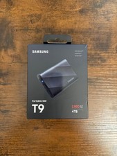Samsung T9 4TB Portable SSD MU-PG4T0B/AM USB 3.2 Gen 2x2 2000MB/s New/Open Box picture