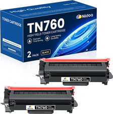 TN760 TN-760 Toner Cartridge High Yield Black Replacement for Brother TN760 TN-7 picture