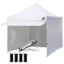 Eurmax USA 10 x 10 Pop up Canopy Commercial Tent Outdoor Party 10X10, White  picture