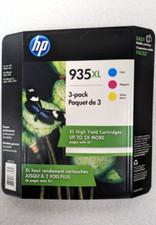 3-PACK HP GENUINE 935XL Color Ink OFFICEJET 6812 6815 6820 NEW SEALED -JUL/2023 picture