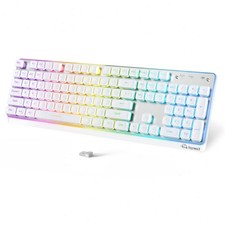 ZIYOU LANG M104 Tri‑Mode Keyboard,104‑Keys Full‑Size RGB Backlit Gaming Keyboard picture