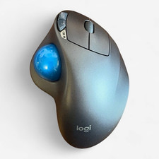 logitech ERGO M5755 wireless trackball mouse picture