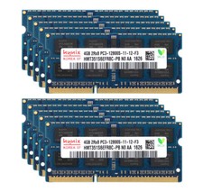 LOT 40GB Hynix 10Pcs X4GB 2Rx8 PC3-12800S DDR3 1600MHz SODIMM RAM Laptop Memory picture