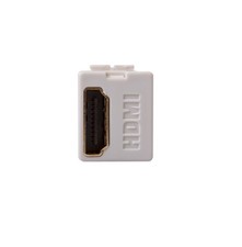 Leviton 40834-I Feed Through, QuickPort HDMI Connector, Ivory picture