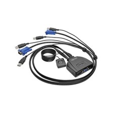 Tripp Lite B032-VU2 2-Port USB/VGA Cable KVM Switch w/Cables & USB Peripheral picture