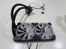 Corsair H100x RGB Elite Liquid CPU Cooler 240mm AIO - Black CW-9060065-WW2 Dual picture