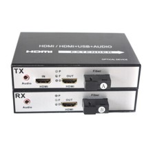 HDMI Extender over Fiber Optic up 60km,HDMI to fiber Media converter 1 TX 1 RX picture