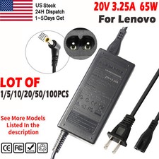 LOT OF 65W 20V 3.25A Laptop Charger AC Adapter For Lenovo IdeaPad IBM-5.5*2.5mm* picture