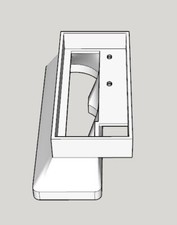 Nvidia GPU Blower Fan Shroud with Lip for A100/CMP 170HX picture