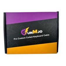 GunMjo Pro Custom Coiled USB C Cable for Gaming Keyboard New  picture