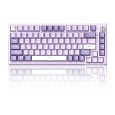 SKY81 75% Mechanical Gaming Keyboard, Gasket Hot Swappable Wired Custom Creamy picture