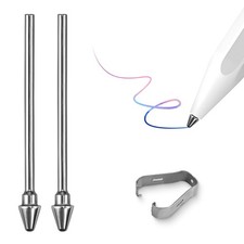 Titanium Alloy Replacement Tips for Galaxy Tab S11 S11 Ultra 2025 S Pen Gray picture