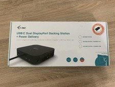 I-Tec USB-C Dual DisplayPort Docking Station And Power Supply picture