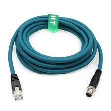 1M M12 Ethernet 8Pin XCode RJ45 CAT7e GigE Cable Basler Cognex Vision PLC picture