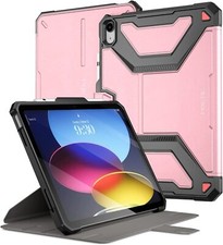 Poetic For iPad 10.9 2022 Case Stand Folio Cover with Pencil Holder Cover Pink picture