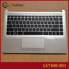 L57400-001 FOR HP 340 G5 348 G5 Silver Laptop C Shell Palmrest Keyboard Touch picture