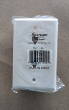 (x10pack) STEREN 300-214WH 4C 2- Tel Wall Plate - White picture