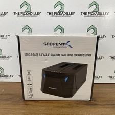 Sabrent EC-HD2B USB 3.0 Dual Bay 2.5 3.5 SATA Hard Drive Docking Station NEW picture