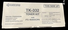 Genuine OEM Kyocera TK-332 TK332 1T02GA0US0 Black Toner Cartridge FS-4000DN -M11 picture