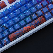 Marvel Spider-Man Translucent PBT 108 Key 5-Sided Sublimation Universe parts  picture