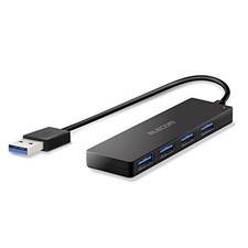 ELECOM USB 3.0 4-Port Bus-Powered Hub [Ultra-Compact & Lightweight Design] picture