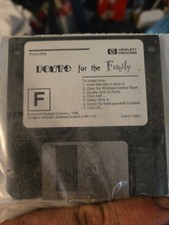 Font Disk HP Sealed  Fonts For the Family HP  3.5