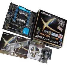 ASRock X99M Extreme4 LGA2011-3 Micro ATX Motherboard Mint picture