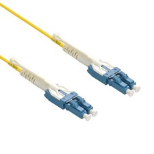 10 Pack of 2m Uniboot LC/UPC LC/UPC Singlemode Duplex OFNR Fiber Optic Patch Cab picture