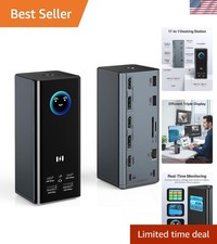Effortless Connectivity: Selore 3 Monitor Docking Station - 100W Power Delivery picture