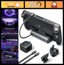 6-in-1 4K@120Hz Docking Station & 65W Charger for Steam Deck, ROG Ally, Legion G picture