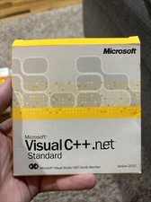 Genuine Microsoft Visual C++.net Standard - Boxed with CD & Manuals picture