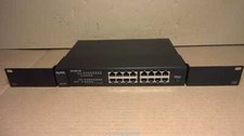 ZyXEL ES1100-16P 16-Port POE Fast Ethernet Switch 10/100 Unmanaged + RACK EARS picture