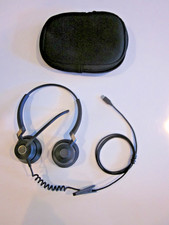 CLEAN TESTED WORKING 2 EAR JABRA ENGAGE 50 STEREO USB-C WIRED HEADSET W/ CASE picture