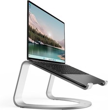 Curve SE Ergonomic Aluminum Laptop and MacBook Stand with Anti-Slip Silicone to picture