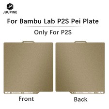 For Bambulab P2S QR Code Textured PEI Bed Build Plate 2Sided Spring Steel Sheet picture
