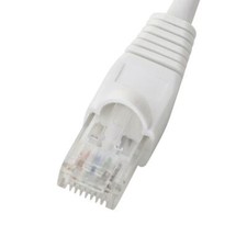  Cat6 PLENUM Patch Cable 330FT WHITE RJ45 CONNECTORS INSTALLED MADE IN USA CAT5E picture